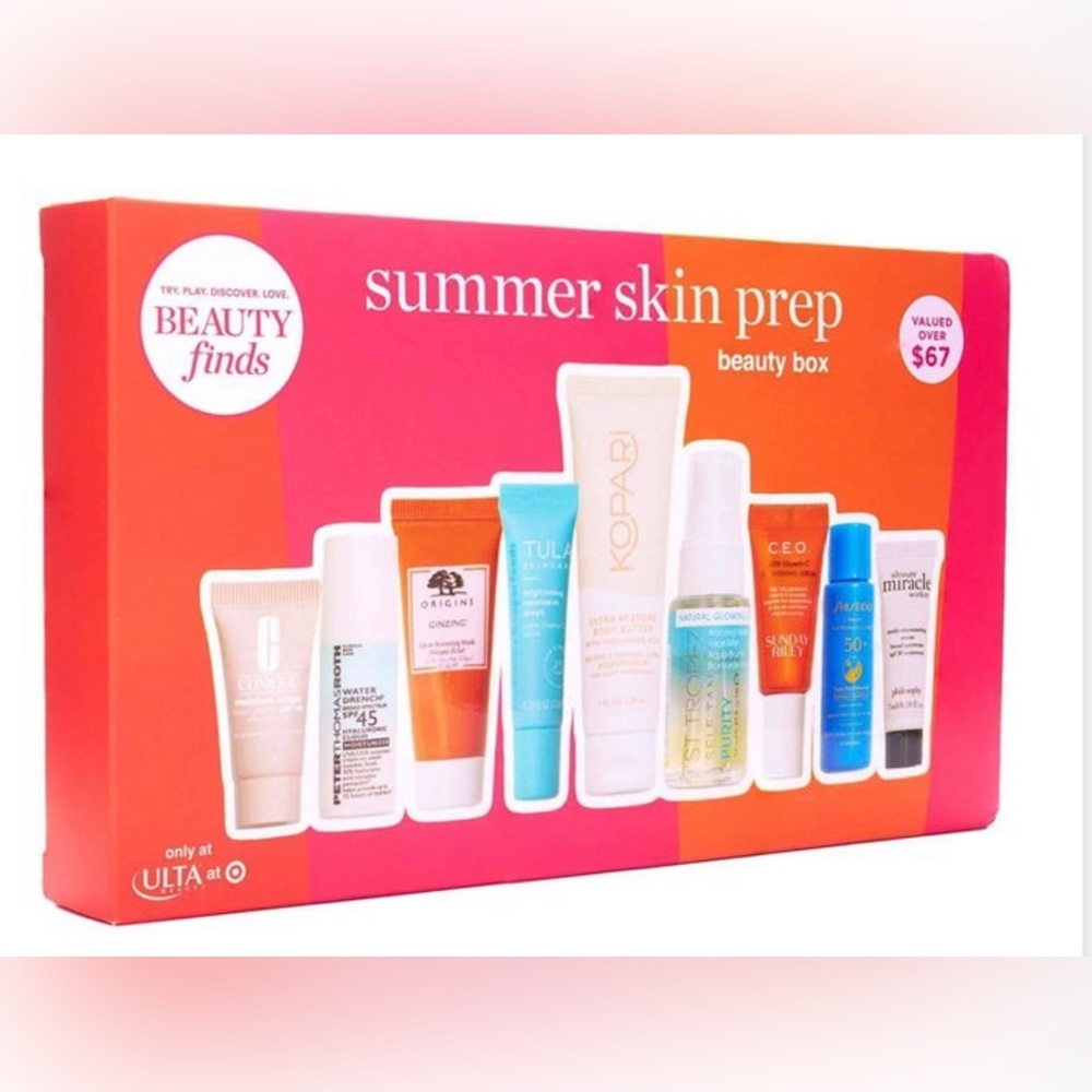 Brand New • Never Opened • Ulta • Summer Skin Prep • 9 piece • Beauty Box